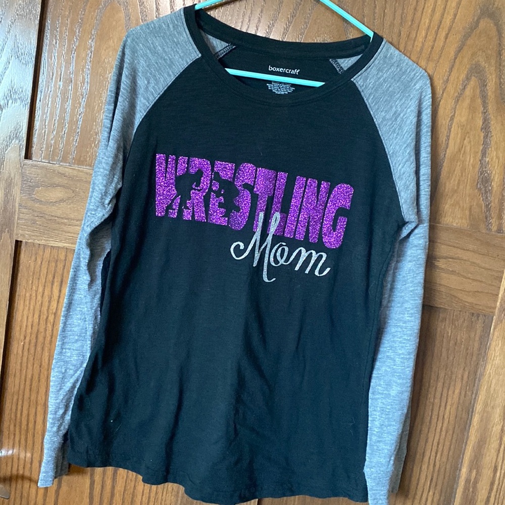 Wrestling Mom Raglan Tee